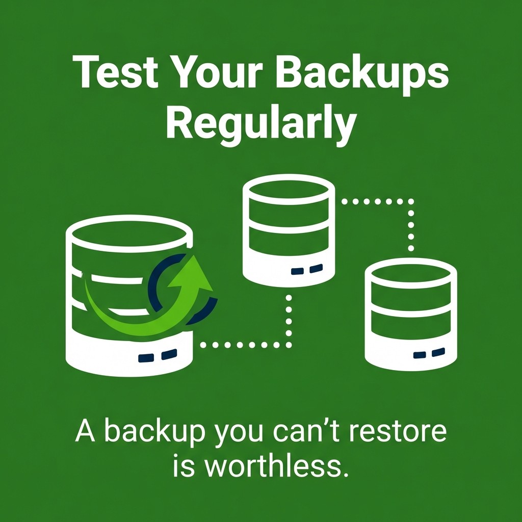 Test Your Backups Regularly
