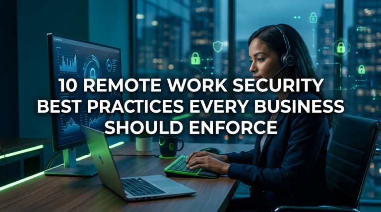 10 Remote Work Security Best Practices Every Business Should Enforce