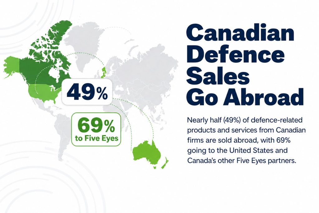 49% of Canadian Defence Sales Go Abroad
