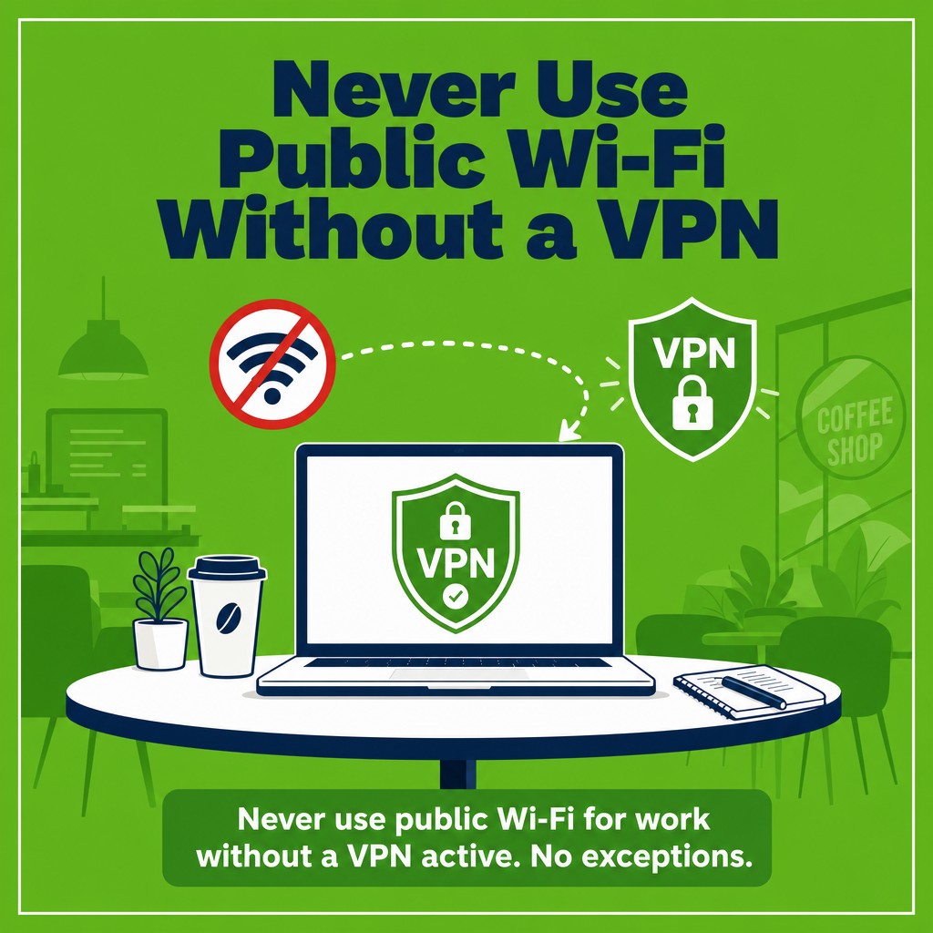 Never Use Public Wi-Fi Without a VPN